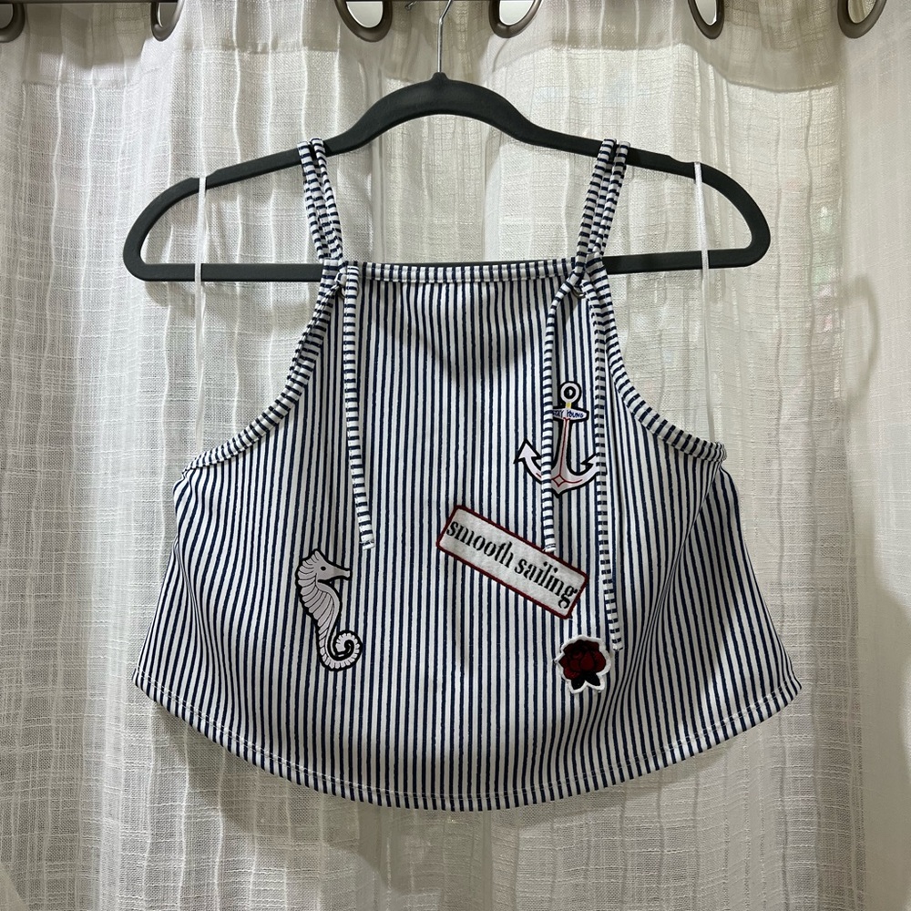 Sailor themed crop top